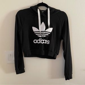 NWOT Adidas Cropped Hoodie XS